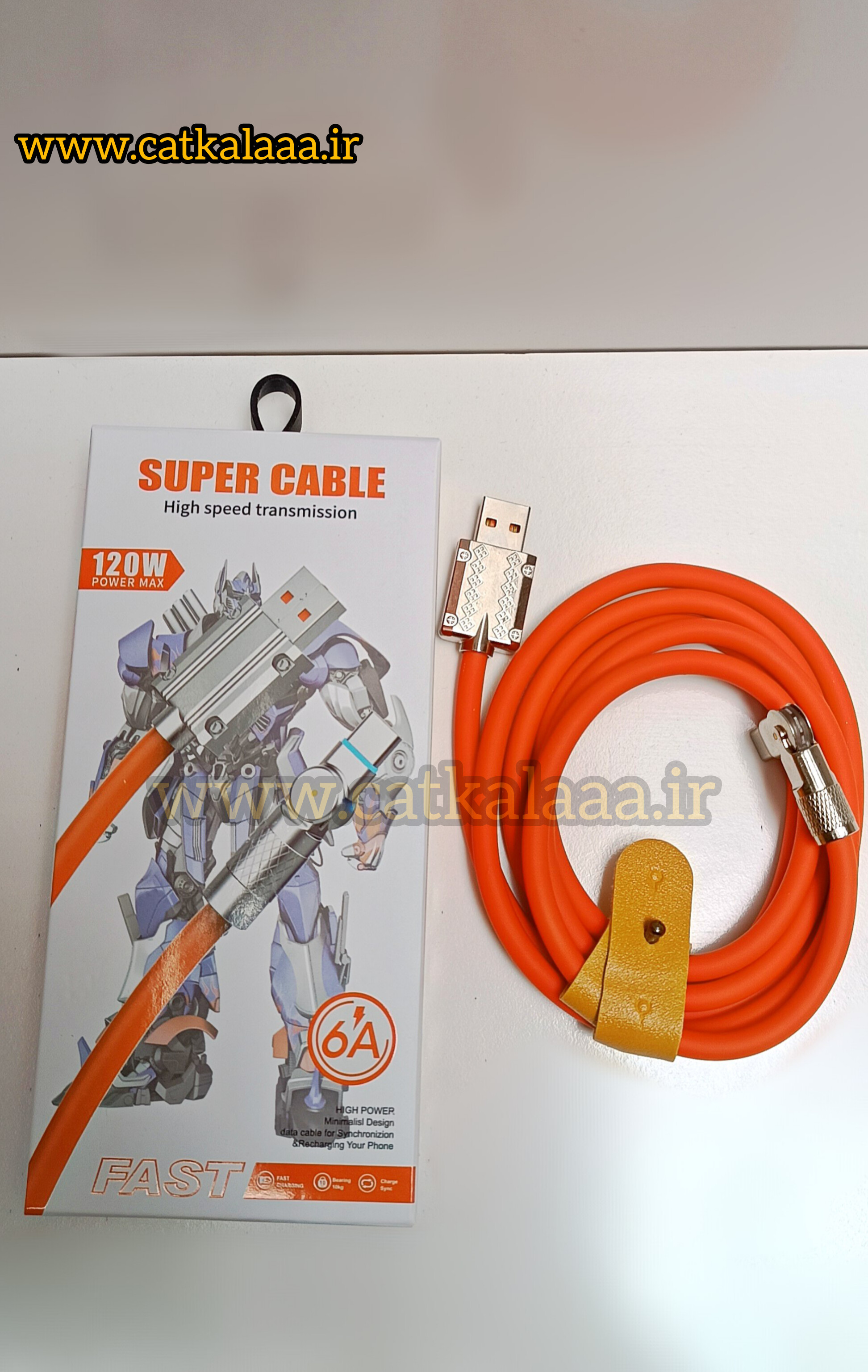 کابل شارژر فست گیمینگ تایپ سی (گرید A)